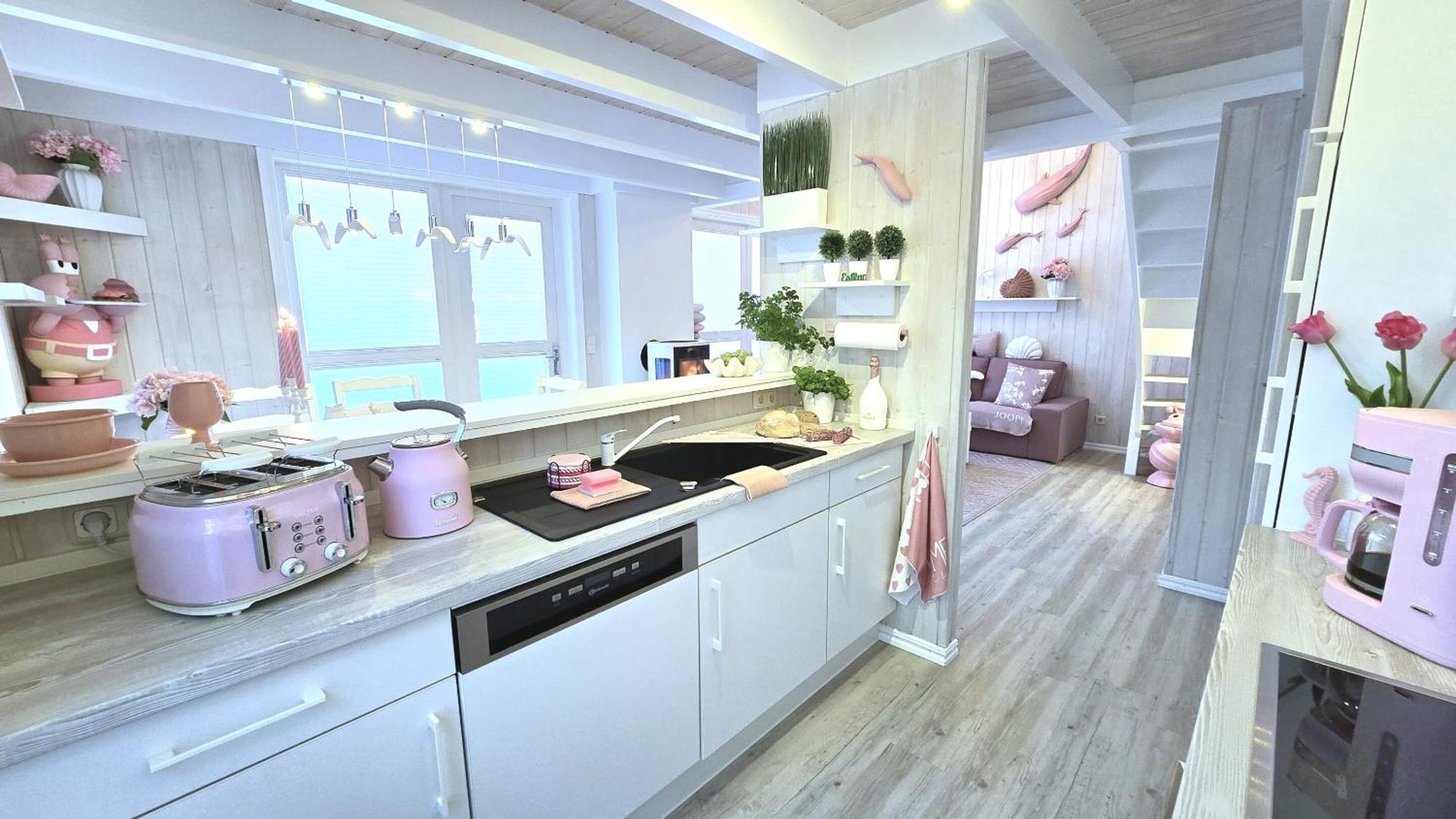 Pink Und Meer - Meerblick, Sauna, Kamin & Whirlpool Бабе Екстер'єр фото