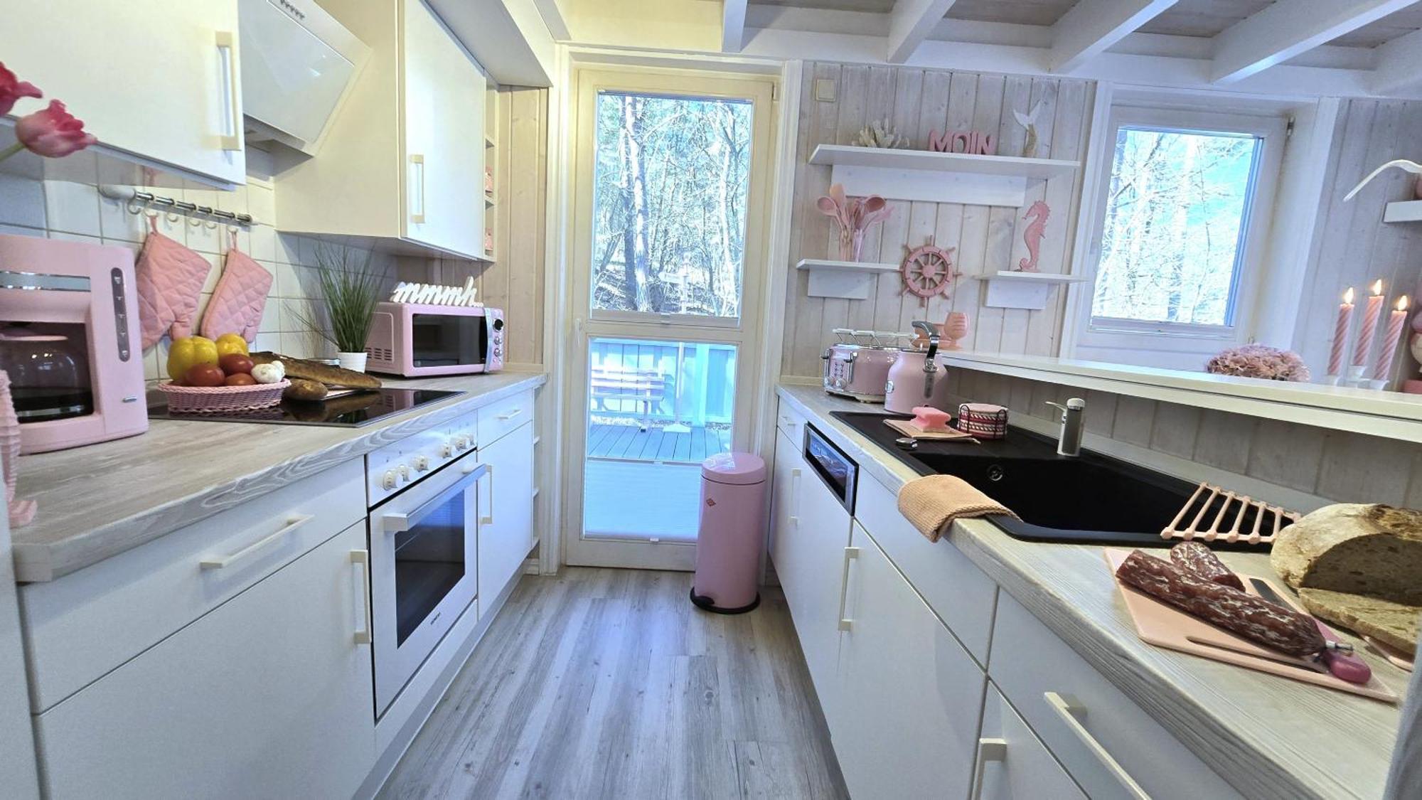 Pink Und Meer - Meerblick, Sauna, Kamin & Whirlpool Бабе Екстер'єр фото