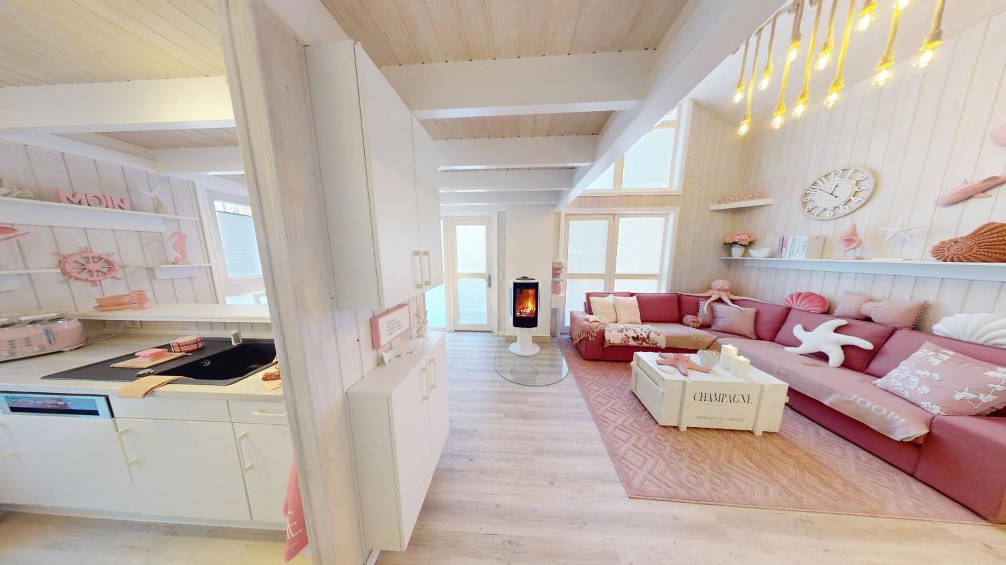 Pink Und Meer - Meerblick, Sauna, Kamin & Whirlpool Бабе Екстер'єр фото